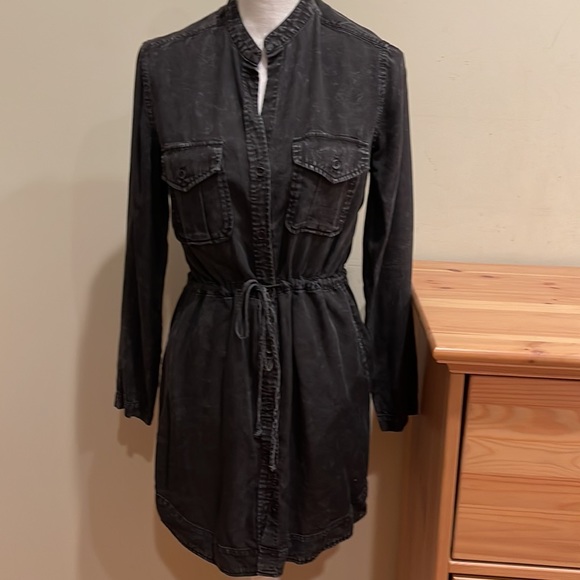 Anthropologie Dresses & Skirts - Anthropologie Sandra Mini Shirtdress Blk S